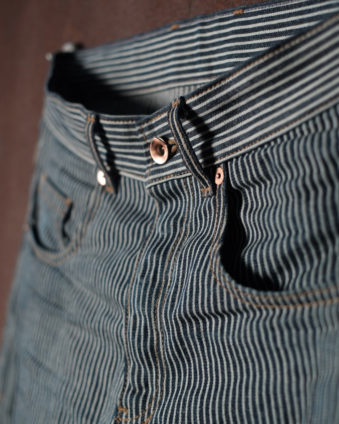 Hickory Stripe Denim Trousers