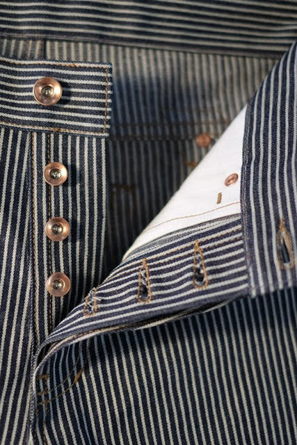Hickory Stripe Denim Trousers