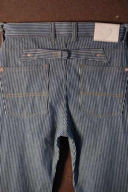 Hickory Stripe Denim Trousers